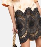 Вышитое мини-платье Stella McCartney, Custard - фото 5