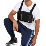 Сумка Air Jordan MA-1 Chest Rig Bag 'Black Gold' - фото 6