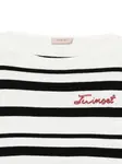 Свитшот в полоску Twinset, белый - фото 3