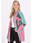 Пуловер IZIA Cardigan, цвет aqua pink - фото 3