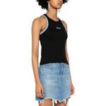 MSGM Женский черный топ Tank - фото 6