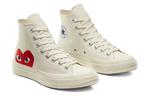 X Comme Des Garcons Play Чак 70 Хай 'Молочный' Converse, Белый Красный - фото 3