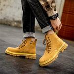 WEISHIBANGWEI Мужские ботинки Martin Dark Coffee, цвет Dark Coffee - фото 6