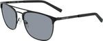Мужские солнцезащитные очки Calvin Klein Ck20123s Square, Matte Black/Solid Smoke - фото 2