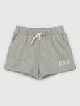 Шорты с логотипом Gap, серый - фото