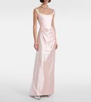 Атласное платье-бюстье Vivienne Westwood, Light Pink - фото 2