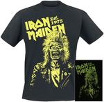 Футболка Iron Maiden Est. 1975 - Glow In The Dark, черный - фото