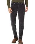 Брюки Faherty Stretch Terry Corduroy 5-Pocket Pants, цвет Washed Charcoal - фото