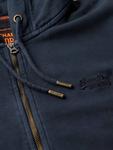 Эссеншиал лого худи с молнией в стиле washed Superdry, Eclipse Navy - фото 4