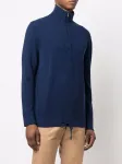 Пуловер с воротником на молнии Malo, синий - фото 3