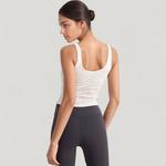 Женский топ с квадратным вырезом и широкими бретелями Anna-Kaci, Brown - фото 4