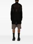 Rick Owens джемпер Shroud крупной вязки, черный - фото 4