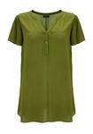 Блуза Aniston, оливковый - фото
