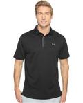 Поло Under Armour Golf Tech, цвет Black/Graphite/Graphite - фото