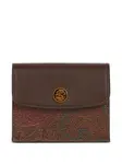 Кардхолдер с узором пейсли ETRO, коричневый - фото