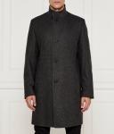 Пальто из минтракса Hugo, серый - фото