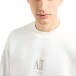 Свитшот с вышитым логотипом ARMANI EXCHANGE, белый - фото 6