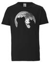 Рубашка LOGOSHIRT Sesamstrasse - Krümelmonster Mond, черный - фото