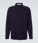 Кашемировая рубашка God's True Cashmere, Lapis Lazuli - фото