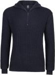 Пуловер Brandit Marine Pullover Troyer, темно-синий - фото