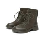 Ботинки Martin Boot женские Gemeiq, хаки - фото 6