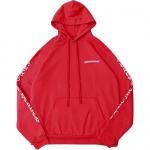 Худи с логотипом Scroll Chrome Hearts, красный - фото