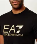 Футболка slim fit Ea7, черный - фото 4