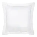 Наволочка стеганая Yves Delorme Triomphe, 65х65, белый - фото 2