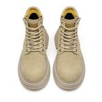 Мужские ботинки Martin Brown/Yellow YEDANI, Коричневые туфли без подкладки - фото 4