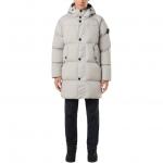 Пуховик мужской серый Stone Island, серый - фото 3