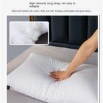 UOHLCX Подушка хлопковая белая плотная - фото 4