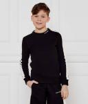 Махровый свитер Regular fit Calvin Klein Jeans, черный - фото