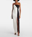 Платье без бретелек из крепа Roland Mouret, Monochrome - фото 2