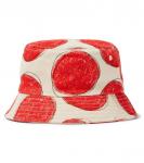 Хлопковая панама в красный горошек Jellymallow, мультиколор - фото 3