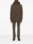 Пальто на потайной молнии с капюшоном Herno, коричневый - фото 2
