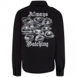 Лонгслив Mister Tee Always Watching Vintage Shirt, черный - фото 4