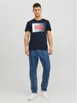 Футболка стандартного кроя Jack&Jones, синий - фото 2
