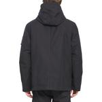 Приталенная парка с капюшоном ghost piece STONE ISLAND, черный - фото 2