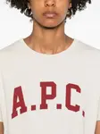 Футболка с логотипом A.P.C., нейтральный - фото 5