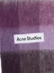 Шарф в клетку Acne Studios, фиолетовый - фото 2