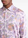 Рубашка ETRO Maxi Flower Paisley, розовый - фото 4