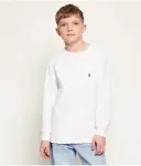 Лонгслив regular fit Polo Ralph Lauren, белый - фото