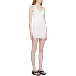 Платье-мини из хлопка со сборками Alexander Wang, белый - фото 5