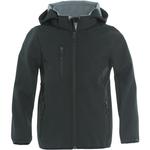 Блейзер базовая куртка софтшелл юниор Clique, черный - фото