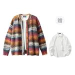 Весенне-осенний джемпер Unisex FAX FOR FMACM, белый - фото