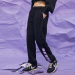 Зауженные брюки худи унисекс Nerdy, черный - фото 9