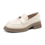 Женские лоферы JOSINY черные/экрю - фото 4