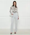 Блуза Slim fit Patrizia Pepe, серый - фото 2