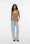 Топ Vero Moda TANK VMMAJA, Khaki - фото 2