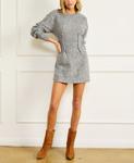 Женское мини-платье Pippa Solid Line & Dot, Grey - фото 2
